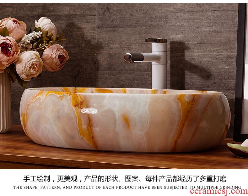 The stage basin sink hotel bathroom wash gargle multi - purpose household ceramics thickening toilet lavatory basin