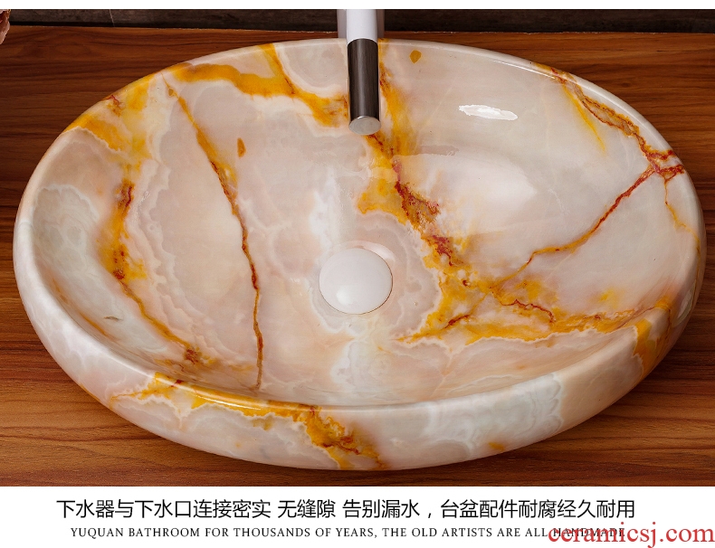 The stage basin sink hotel bathroom wash gargle multi - purpose household ceramics thickening toilet lavatory basin