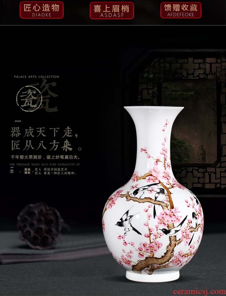 The Master of jingdezhen ceramics beaming big hand - made vases, flower arranging furnishing articles sitting room decoration home decoration
