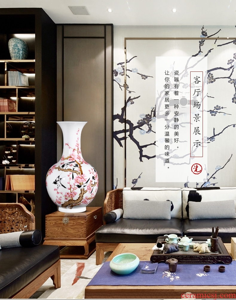 The Master of jingdezhen ceramics beaming big hand - made vases, flower arranging furnishing articles sitting room decoration home decoration