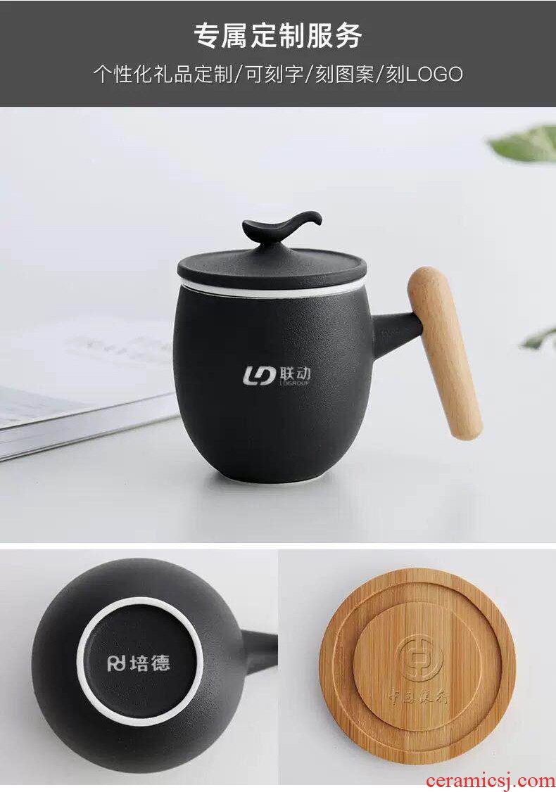Bo yao lettering for ceramic cup lettering custom - made logo designed not delivery link services to private single pat
