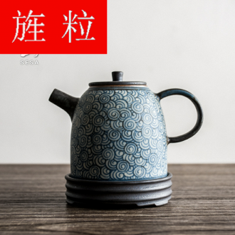 Continuous grain of restoring ancient ways of jingdezhen blue and white porcelain tea pot teapot kung fu tea set filter small clay POTS hand made kung fu tea