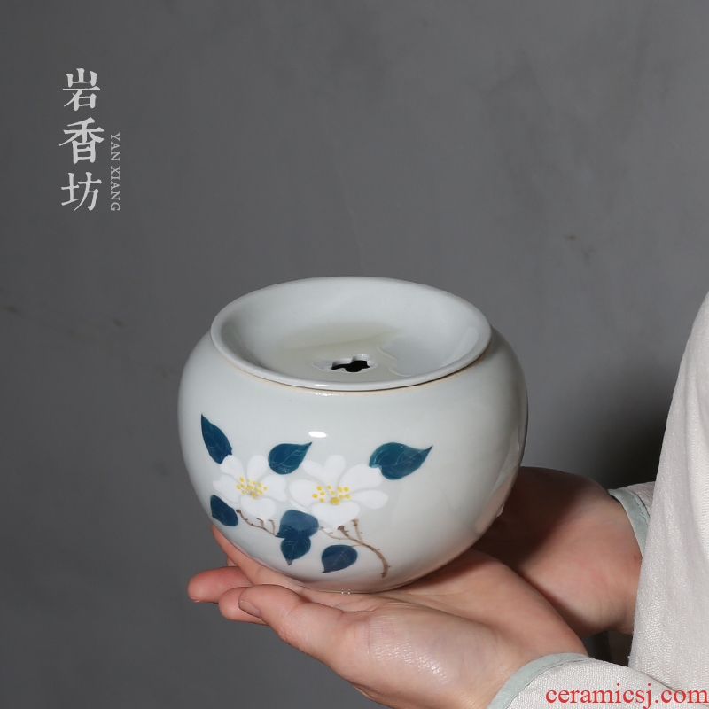 YanXiang fang hand - made camellia built in hot water water jar jar checking ceramic cup for wash washing kung fu tea accessories