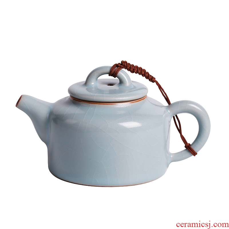 Cyan porcelain tea seed day small teapot kung fu tea set your up on single pot can keep checking ceramic