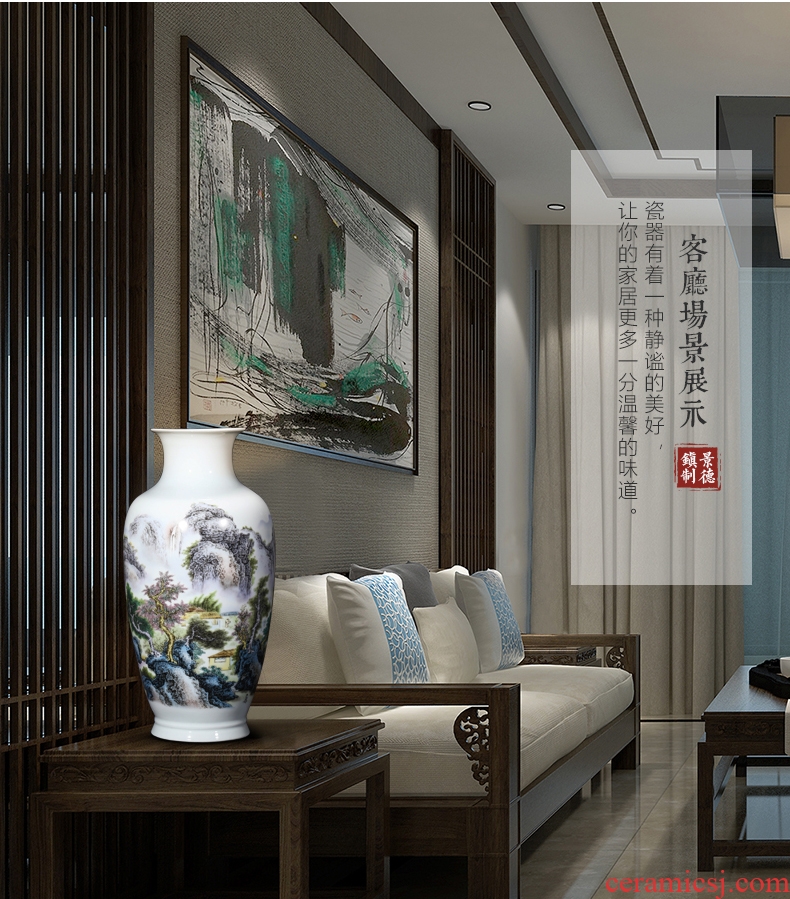 Jingdezhen ceramics, vases, flower arranging large antique Chinese style household TV ark, place of the sitting room porch decoration - 604400299552