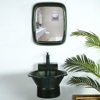 The Metal glaze move wall ceramic lavabo northern wind small family toilet lavatory sink basin