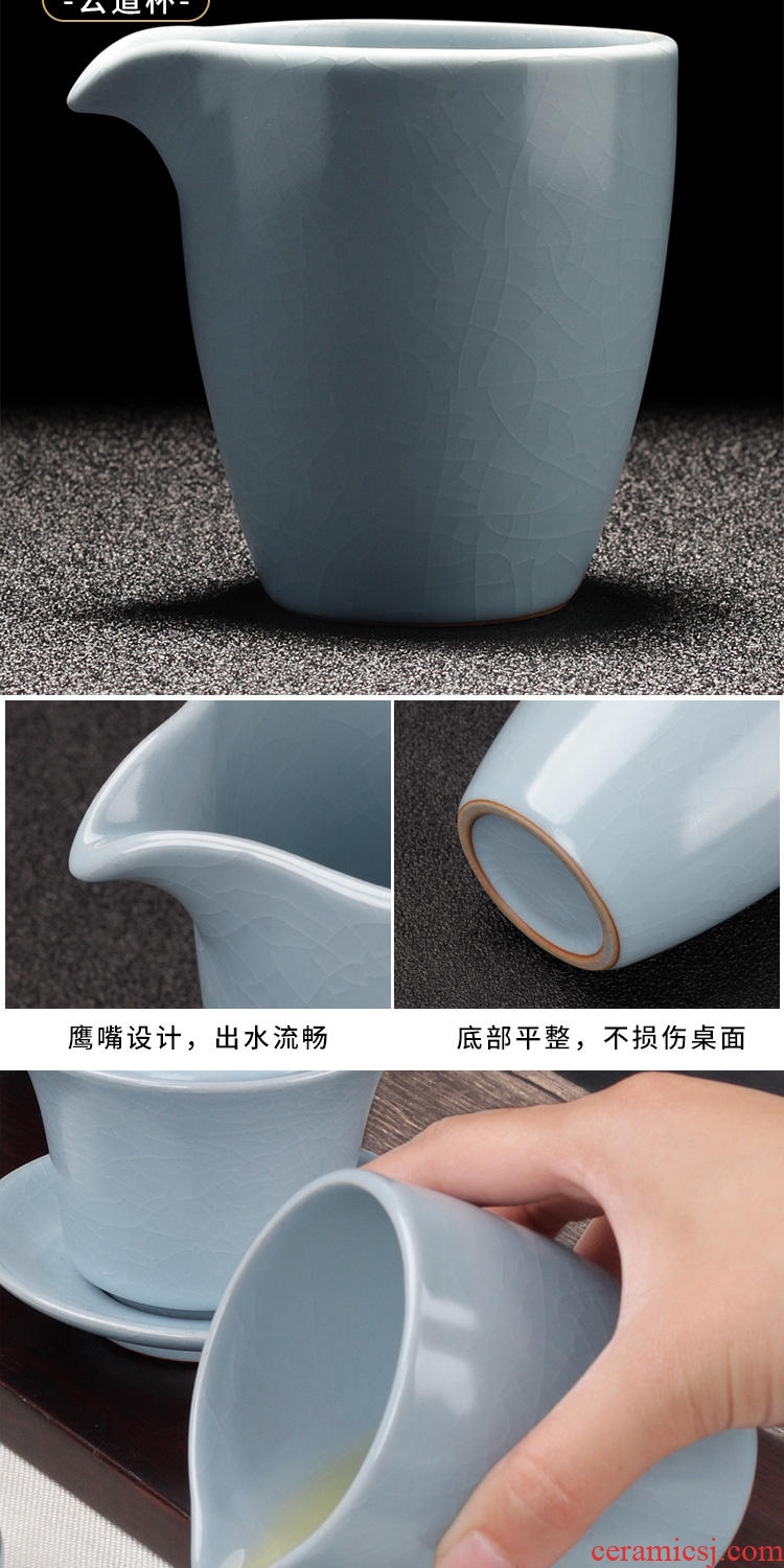 Four - walled yard your up caddy fixings ceramic small sealed moisture - proof drum home puer tea pot crust tank storage tanks