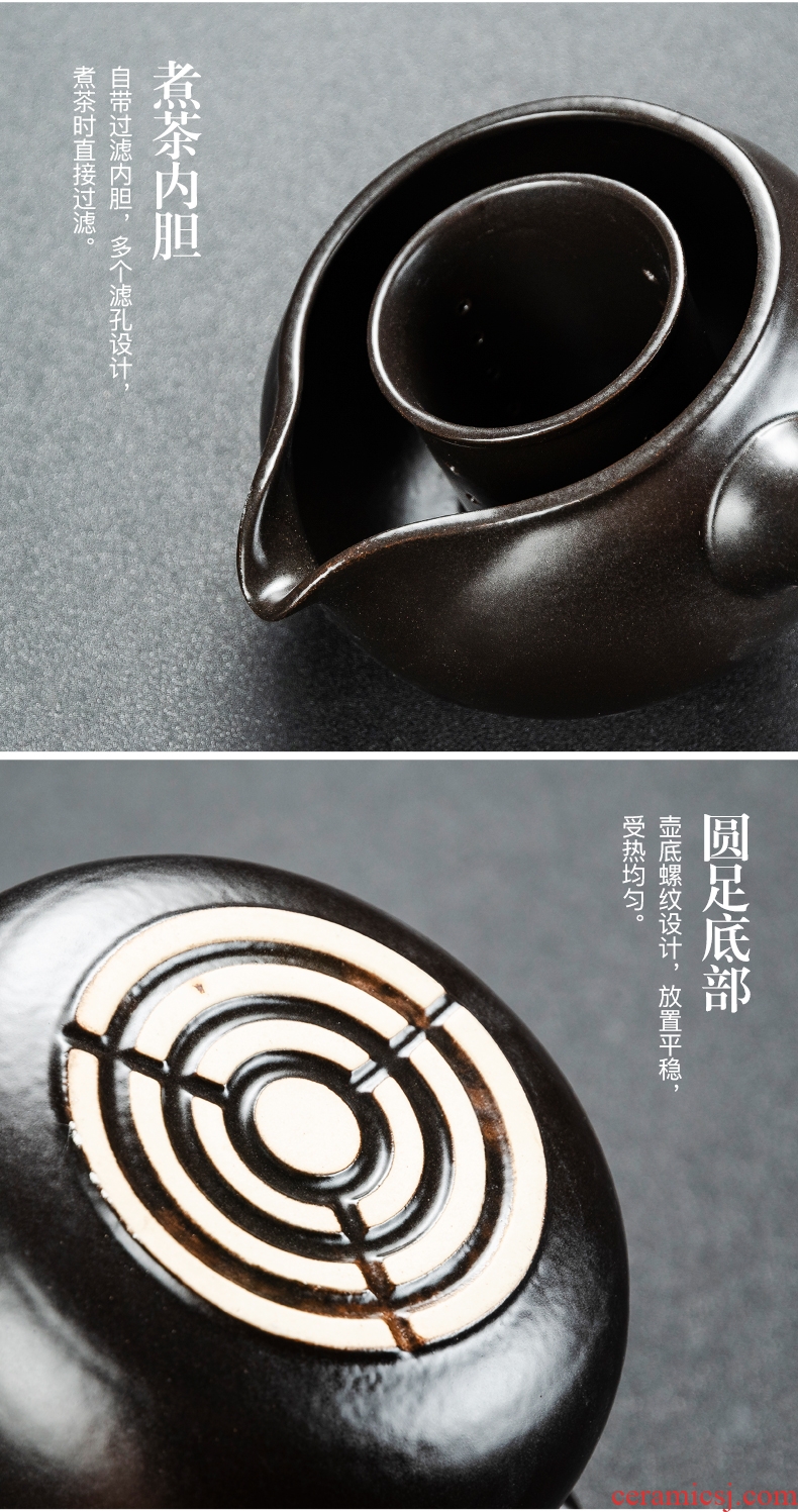 Bin Depp Er boiling tea ware ceramic teapot electric TaoLu boiled tea stove'm white tea, black tea pot pot clay POTS side