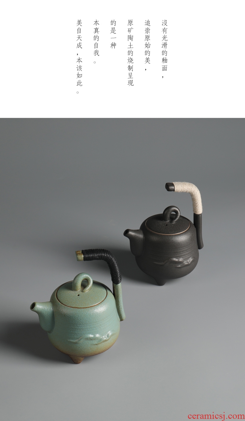 Are good source of archaize ceramic teapot household teapot filter single pot of puer tea warm the teapot Japanese kung fu tea set