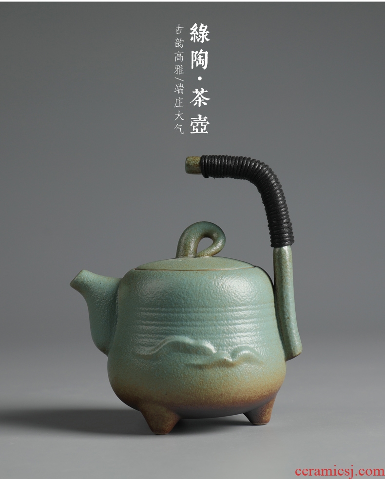 Are good source of archaize ceramic teapot household teapot filter single pot of puer tea warm the teapot Japanese kung fu tea set