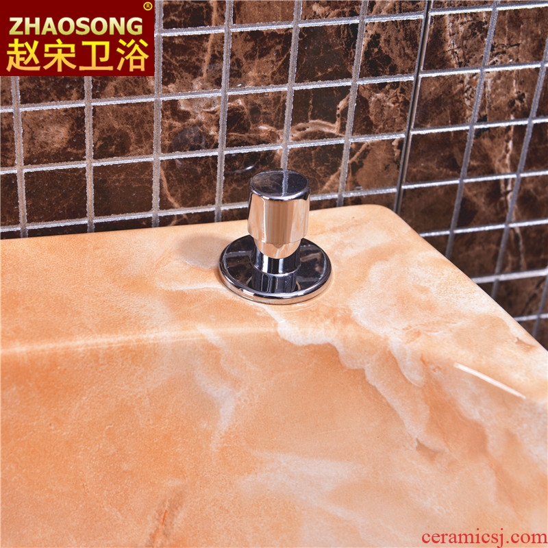 A key European ceramic mop pool of song dynasty, the balcony floor mop pool water basin control household creative pool