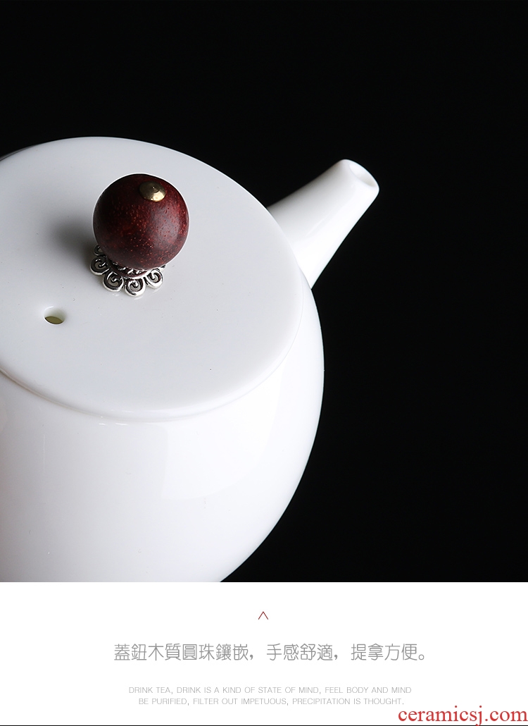 Bo yiu-chee hand - made ceramic crack cup travel portable kung fu tea set a pot of four cups of gift set custom logo