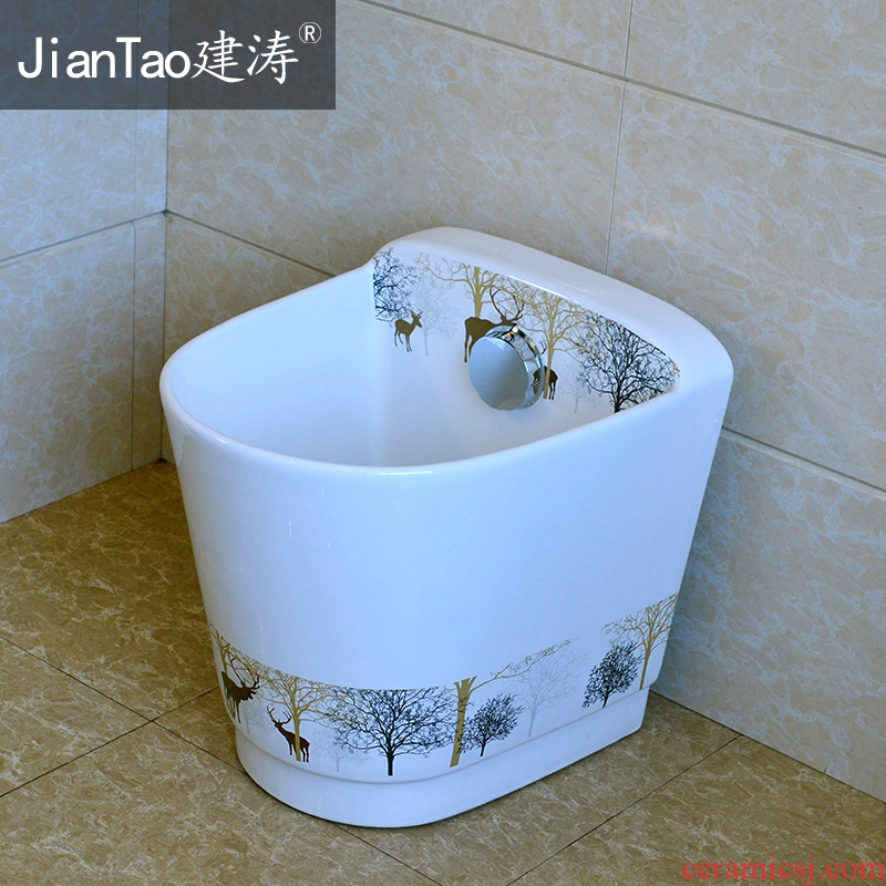 The Mop pool ceramic Mop pool large balcony toilet basin of Mop Mop pool slot household Mop pool