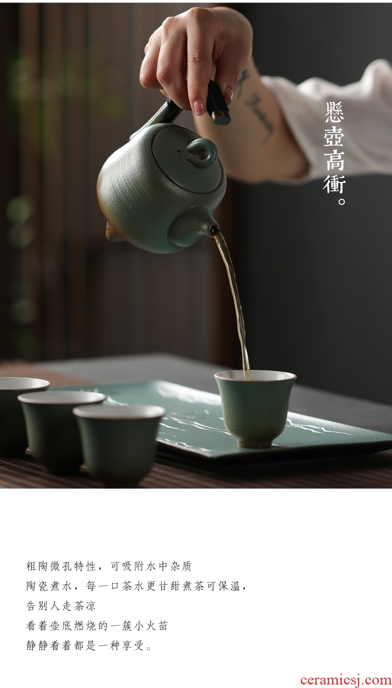 Are good source of archaize ceramic teapot household teapot filter single pot of puer tea warm the teapot Japanese kung fu tea set