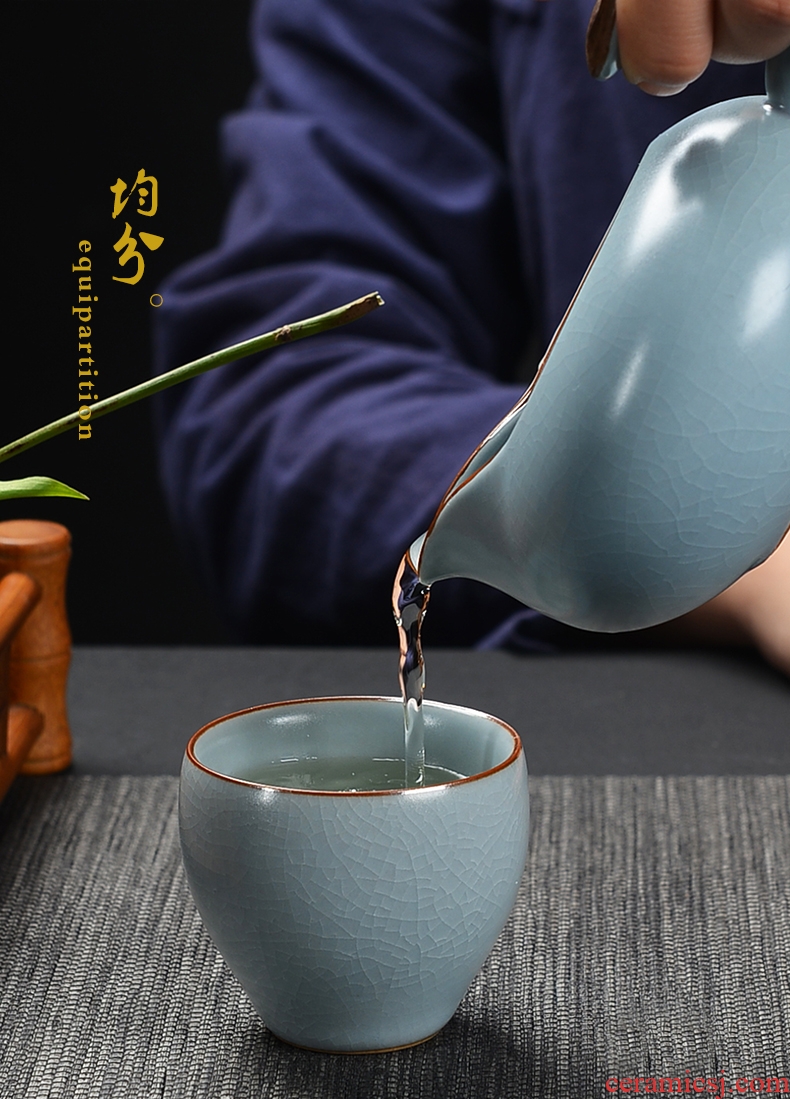 Bo yiu-chee authentic your up tea suit household kung fu tea tea tea ceramic teapot teacup tea to wash to the whole