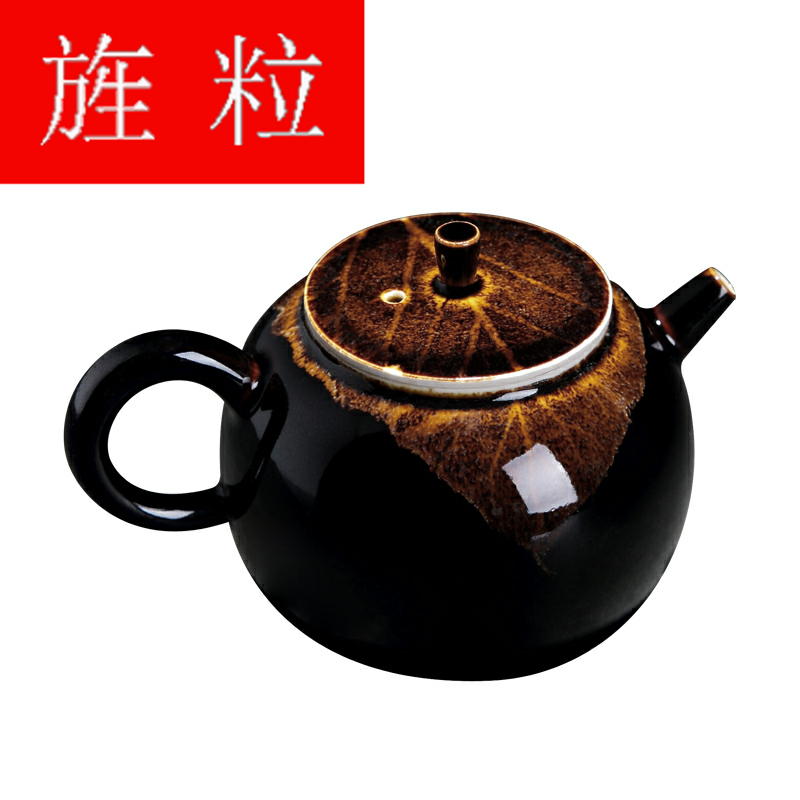Continuous grain up jingdezhen konoha built green was light ceramic kung fu tea boiled the teapot tea set manually