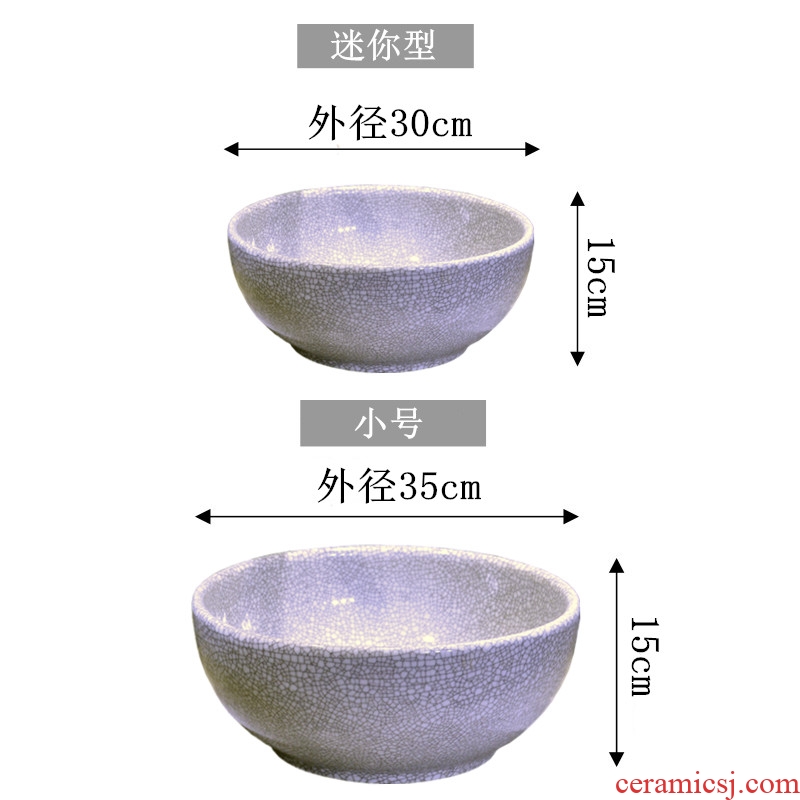 Basin of Chinese style restoring ancient ways small ceramic table 30 cm35cm mini toilet lavabo household creative lavatory