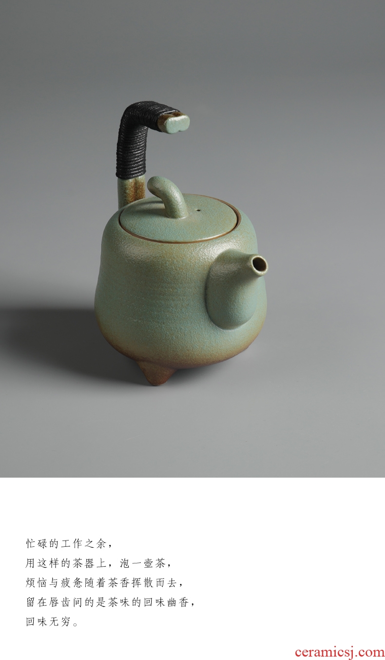 Are good source of archaize ceramic teapot household teapot filter single pot of puer tea warm the teapot Japanese kung fu tea set