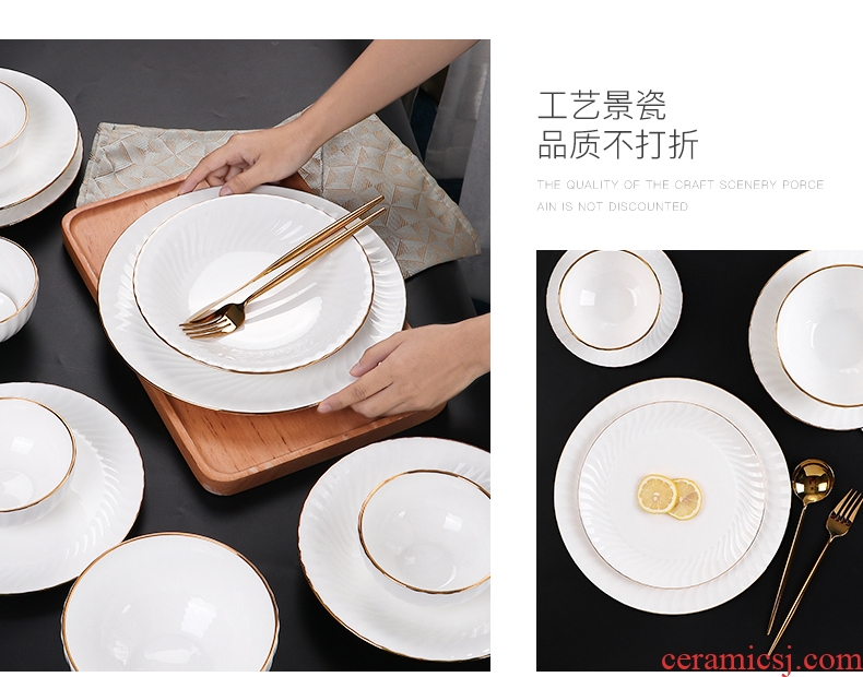 European ipads China up phnom penh household food dish creative western food dish contracted ceramic plate dishes suit coloured glaze