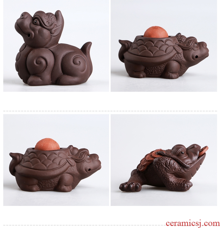 Hong bo acura ceramic tea pet furnishing articles play pet boutique creative violet arenaceous tea tea tea accessories