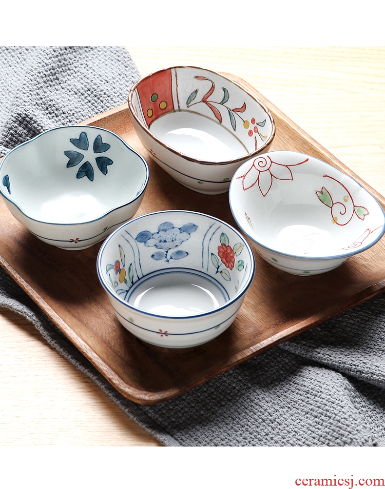 Inky creative household small dishes flavor sauce dish dish bowl ceramic ipads soy sauce vinegar dish dish dish of Japanese snacks