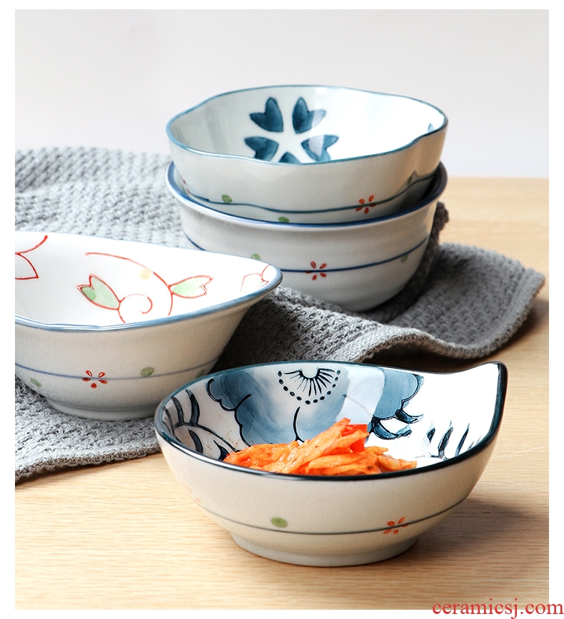 Inky creative household small dishes flavor sauce dish dish bowl ceramic ipads soy sauce vinegar dish dish dish of Japanese snacks