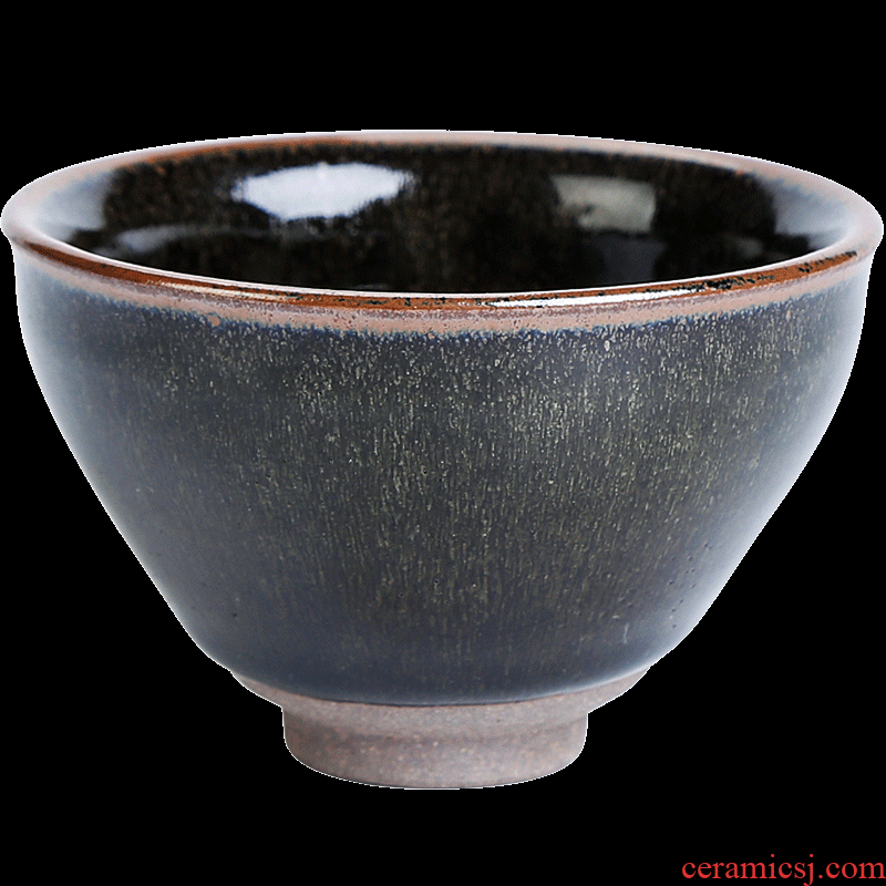 Tea seed light TuHao jianyang built telecom variable beam expressions using ceramic Tea red glaze, the teacup master cup single cup bowl