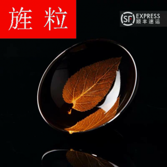 Continuous grain up green was konoha temmoku lamp that jizhou up built light tea tea service master CPU use ceramic cup