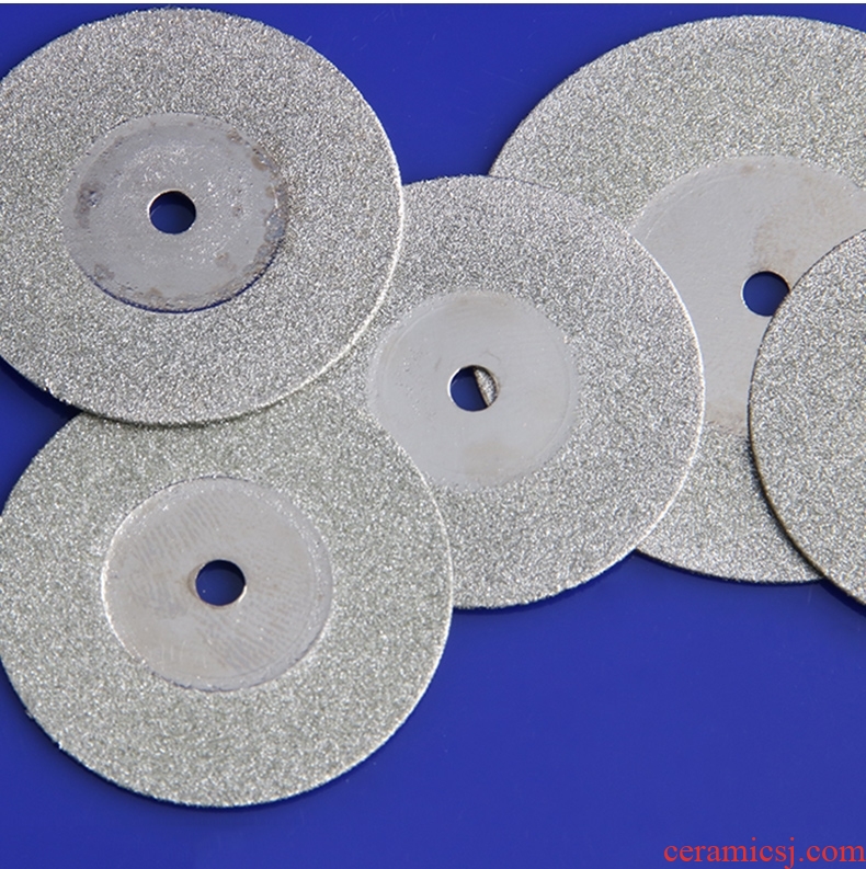 Silicon carbide saw blade for cutting the jade glass porcelain stone, electric grinding accessories mini diamond cutting blade