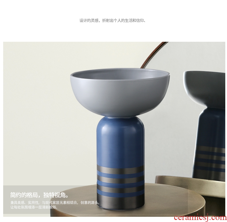 Jingdezhen chinaware bottle of archaize splendid sunvo large blue and white porcelain vase hotel furnishing articles sitting room adornment - 604332167218