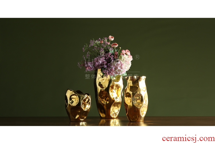 Vase furnishing articles flower arranging large sitting room be born American Chinese I and contracted Europe type flower arrangement of jingdezhen ceramics - 569784525329