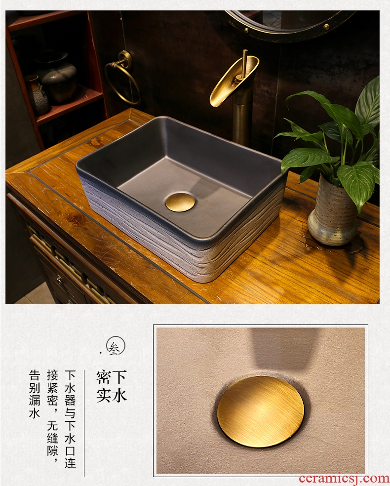 Toilet stage basin sink home long Nordic ceramic face basin sinks contracted creative basin plate pool