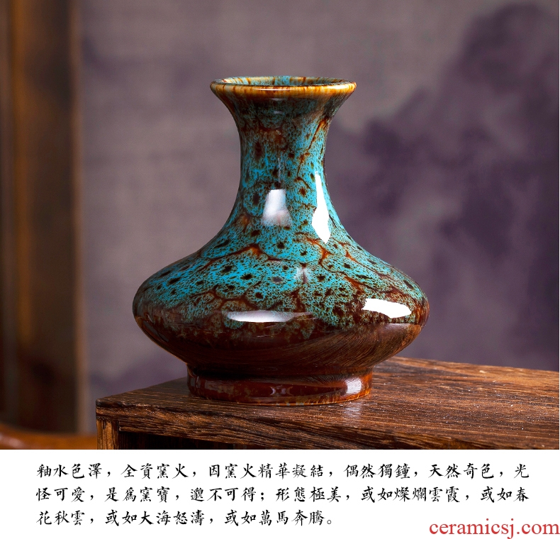 Jingdezhen up flower arranging water raise floret bottle ceramic sitting room adornment home furnishing articles study small arts and crafts