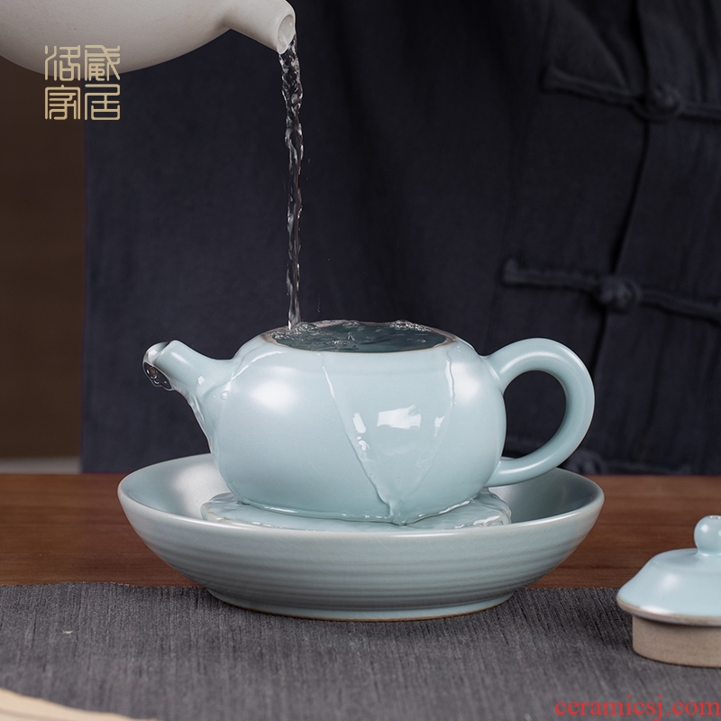 Your up pot bearing the teapot dry mercifully machine keep pot doesn Your ceramic pot pad dry plate of Japanese tea kungfu tea accessories