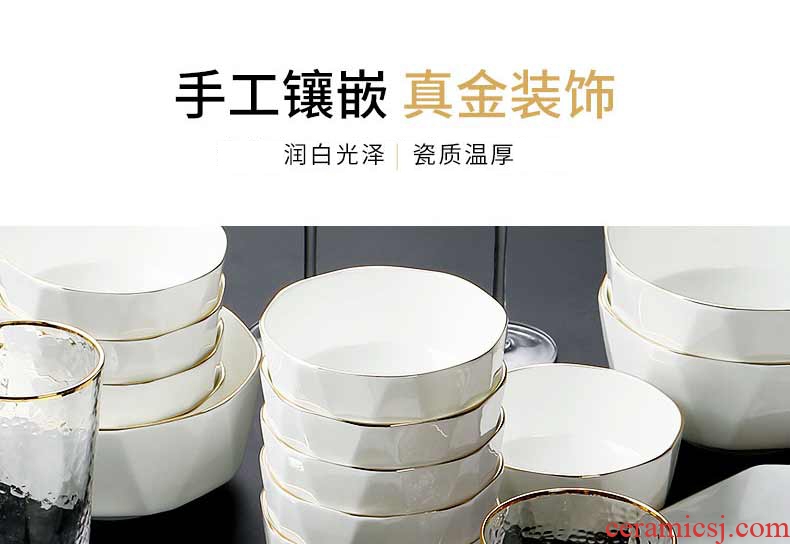 Double 11 opens to booking a Nordic up phnom penh dish combination suit creative household jingdezhen ceramics tableware suit star anise