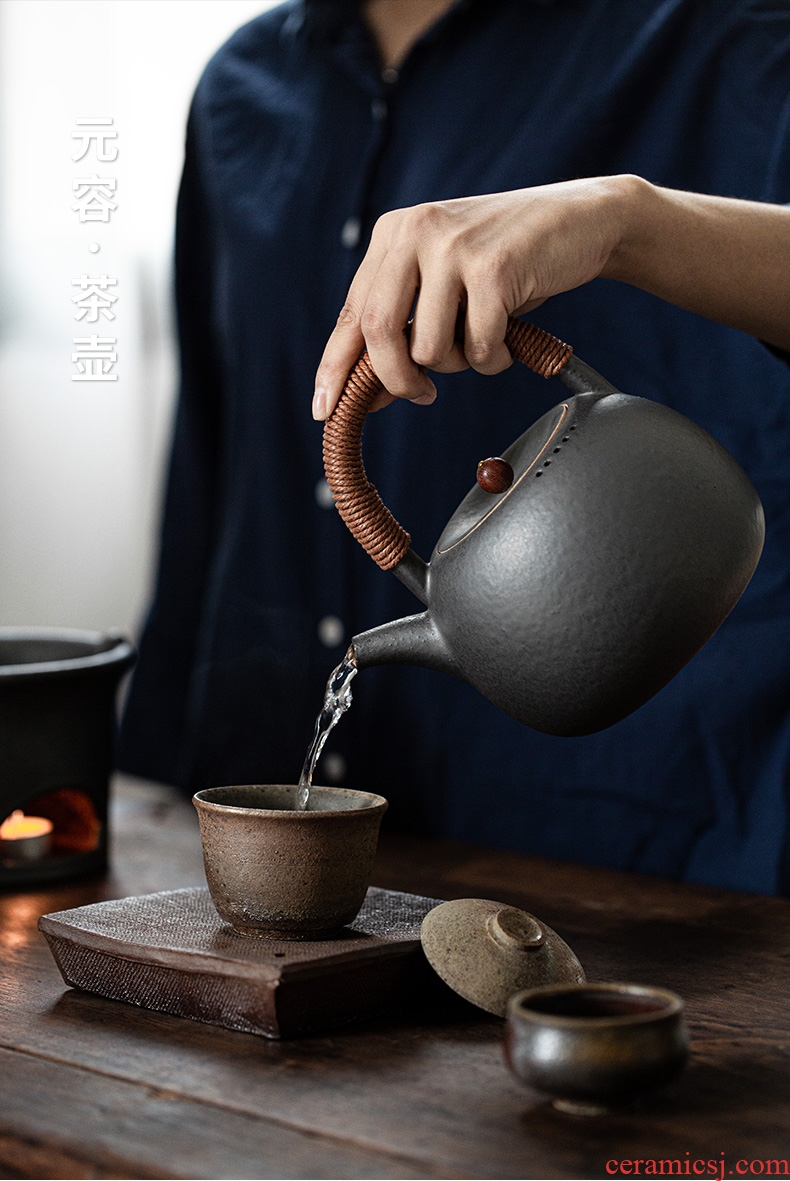 Ultimately responds special ceramic kettle to make tea boiling pot gas flame heating TaoLu girder pot to boil the kettle