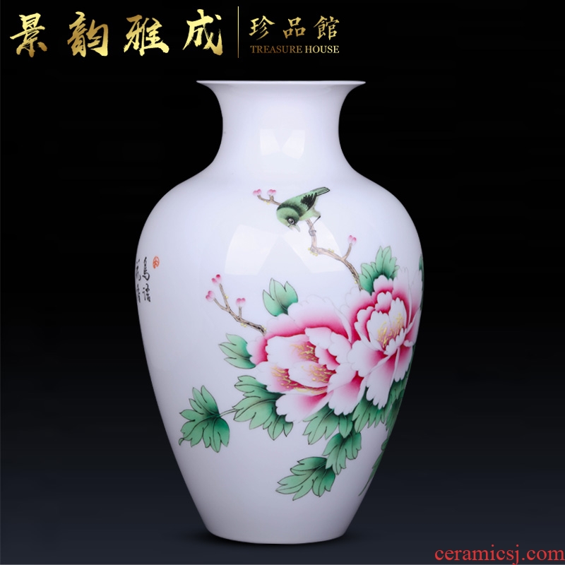 Jingdezhen ceramic hand - made flowers vase decoration crafts are sitting room porch flower arranging, arts and crafts