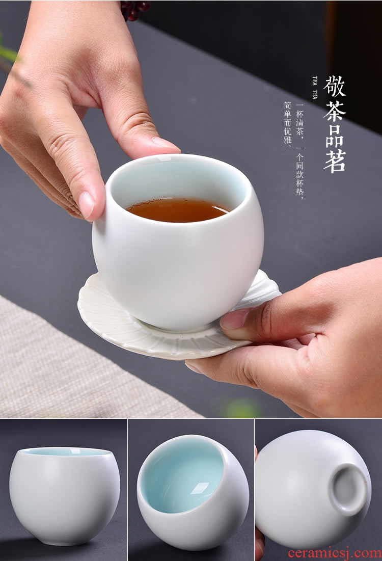 Official sample tea cup jun ye brother up with ceramic cups kung fu tea cups porcelain pieces can raise individual single CPU