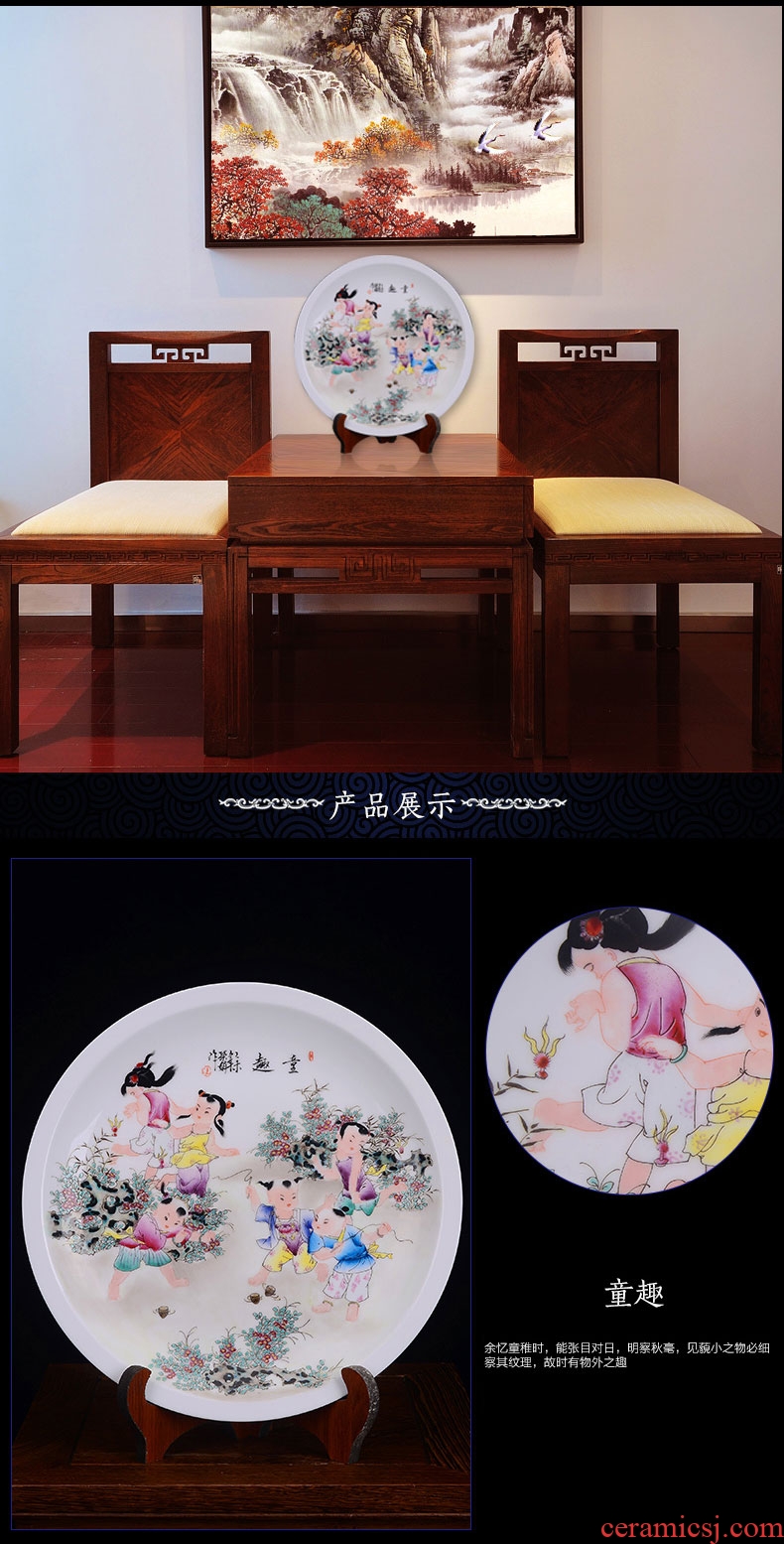 The Master of jingdezhen hand - made tong qu porcelain decoration painting furnishing articles household act the role ofing is tasted wine sitting room arts and crafts