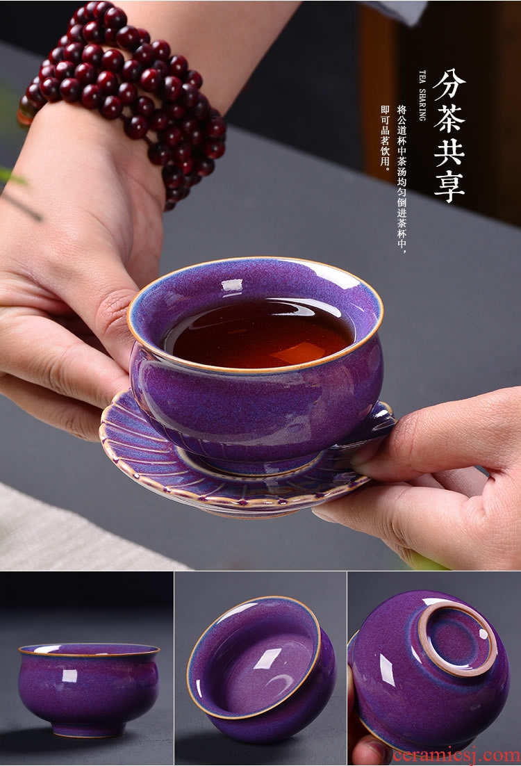 Official sample tea cup jun ye brother up with ceramic cups kung fu tea cups porcelain pieces can raise individual single CPU