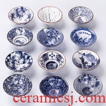 Four - walled yard ceramic tea set the teapot teacup kungfu tea sea glass teapot exquisite hollow glass