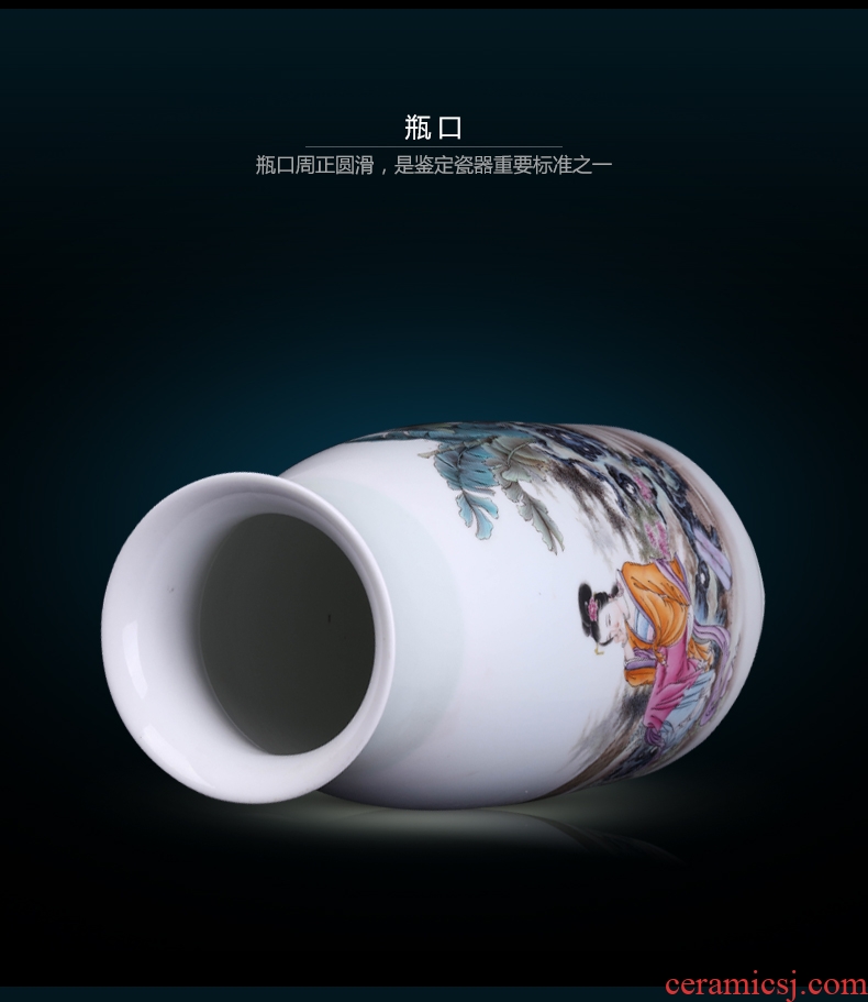 I and contracted hand - made jingdezhen ceramics vase furnishing articles sitting room TV cabinet decorative arts and crafts porcelain restoring ancient ways
