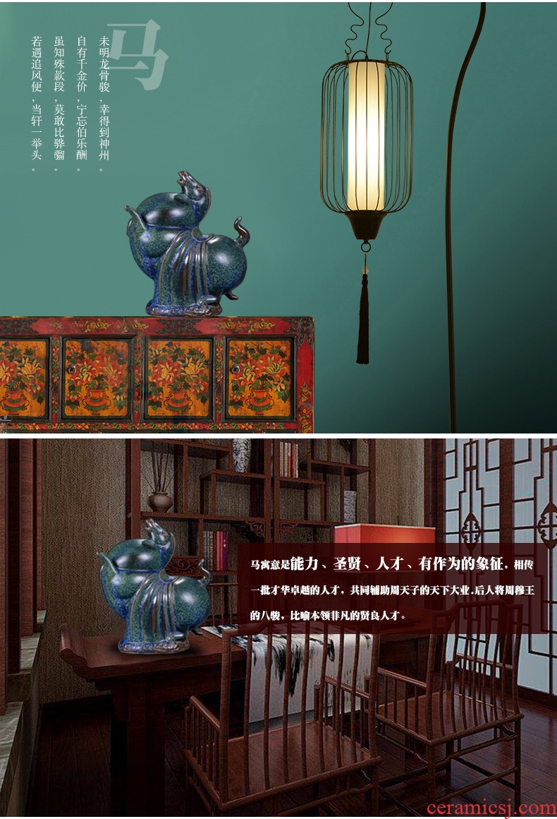 Jingdezhen ceramics success imitation bronze creative home sitting room adornment restoring ancient ways furnishing articles furnishing articles