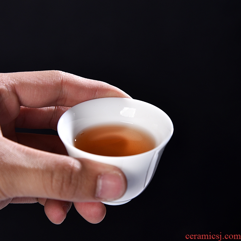 Chen xiang ceramic tea set sample tea cup high - white tea tasting cup kunfu tea cup, small cup master CPU