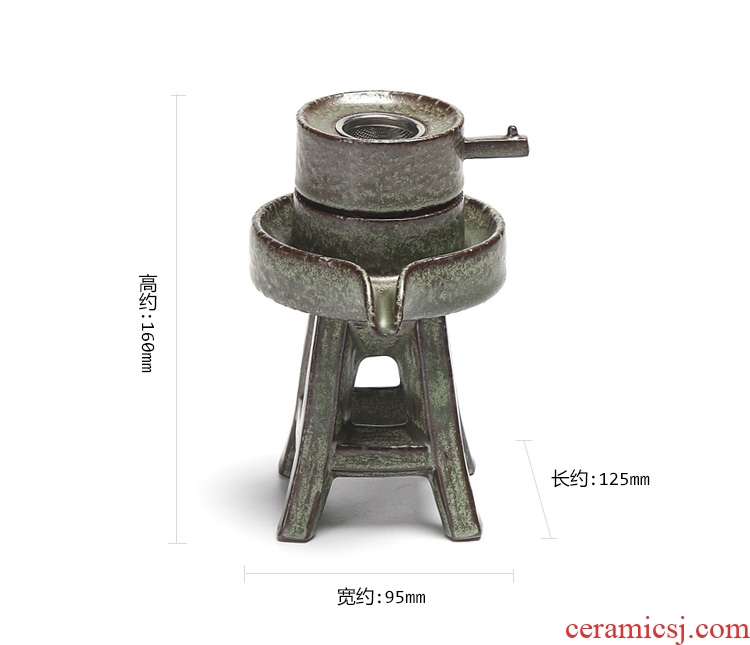 Chen xiang stone mill archaize coarse pottery) ceramic creative network to accessories kung fu tea tea tea strainer