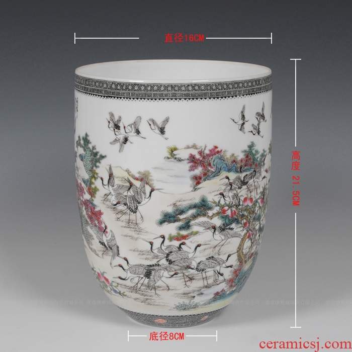 Jingdezhen ceramic vase porch place set adornment of I sitting room is contracted fashion Chinese antique furniture