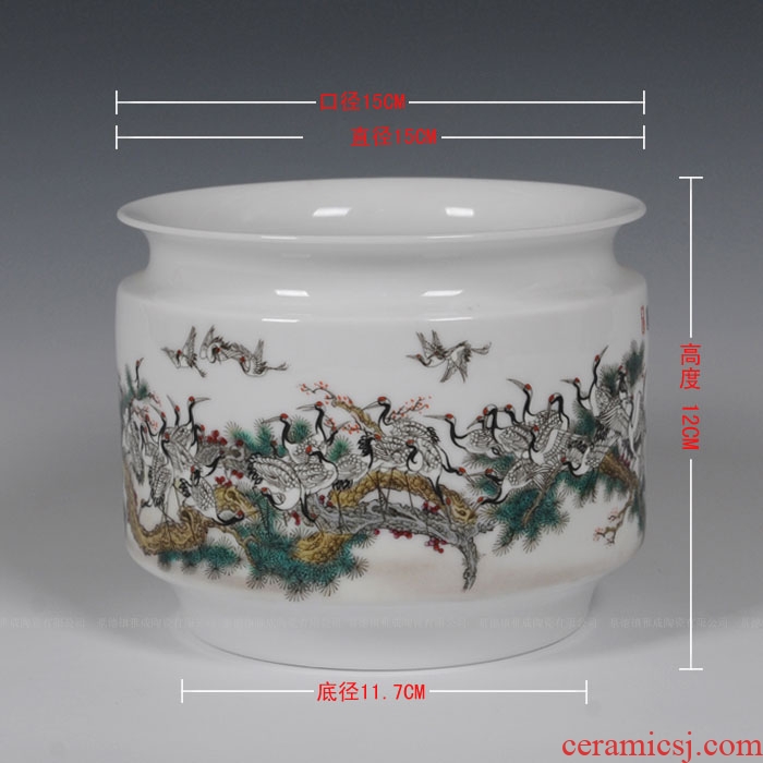 Jingdezhen ceramics furnishing articles archaize of I and contracted household vase in the sitting room porch crafts jewelry accessories