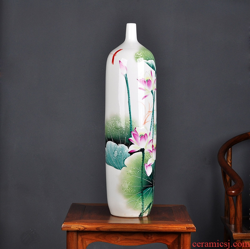 Jingdezhen ceramics, vases, flower arranging large modern TV ark, place of the sitting room porch wine ark, adornment porcelain - 546973040449