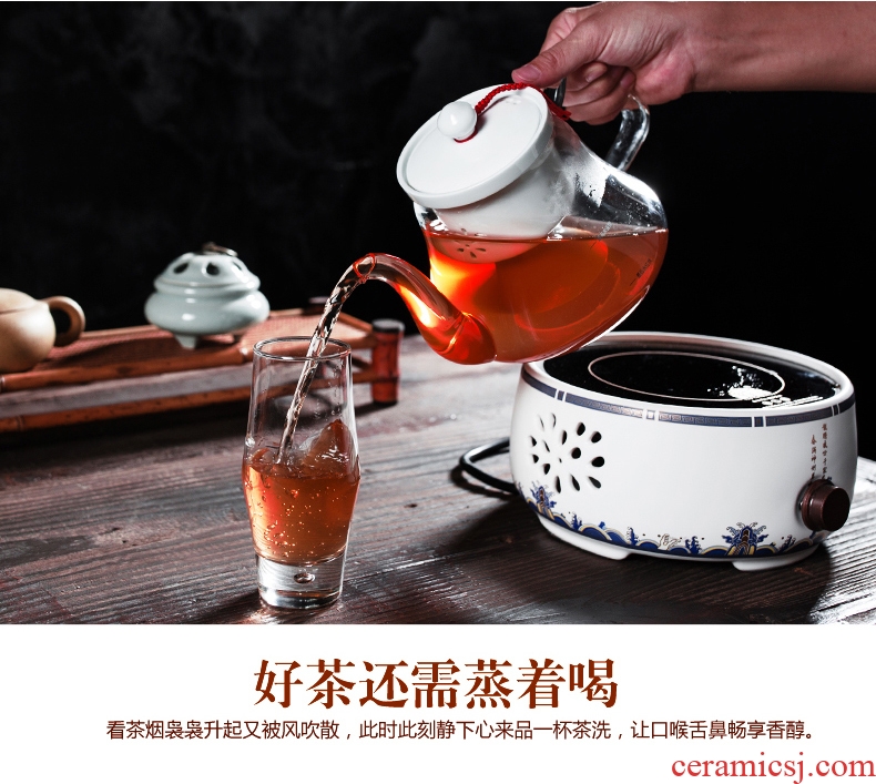 Bin, steaming tea ware boiling tea ware black tea pu 'er automatic glass tea teapot ceramic electric TaoLu boiling kettle