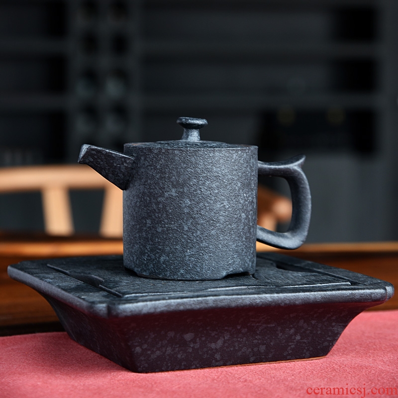 Hong bo acura pot bearing coarse pottery tea tray was contracted ceramic teapot tea tea tea sea water tray table dry terms